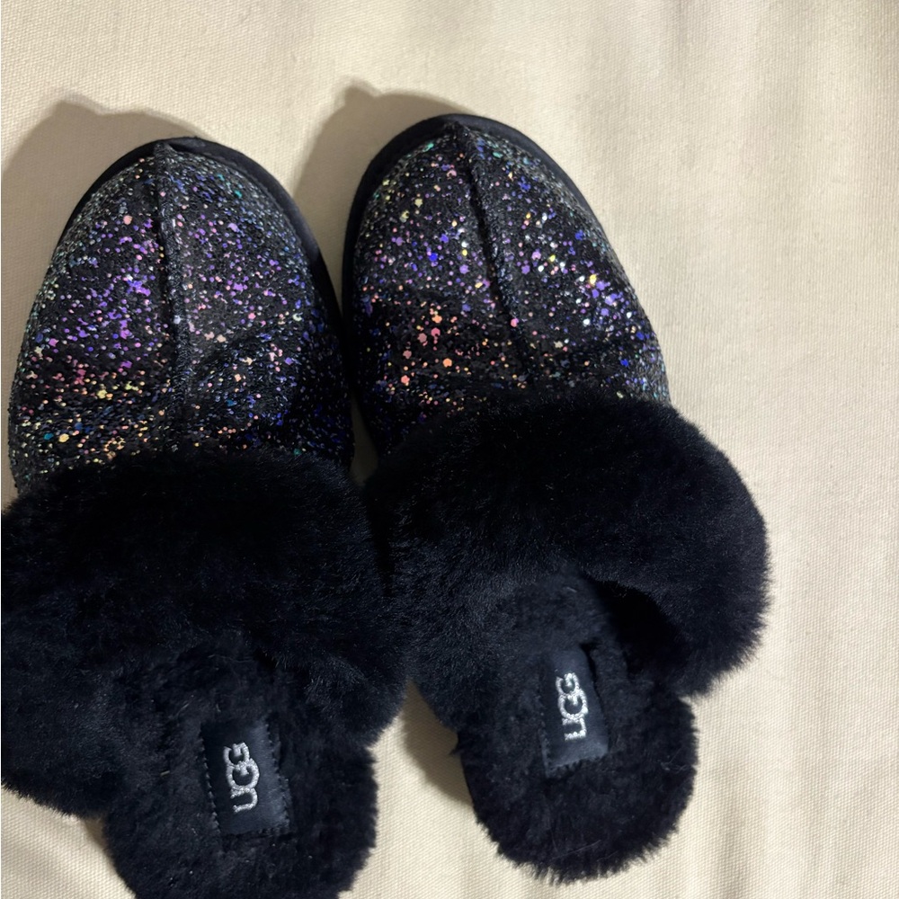 UGG Black Cozy Slippers